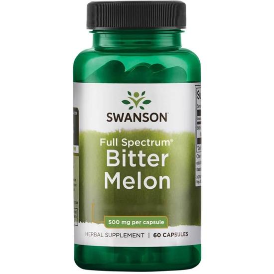 Swanson Bitter Melon 500mg Capsules 60 Capsules