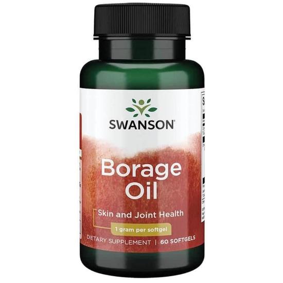 Swanson Borage Oil 1000mg Softgels 60 Softgels