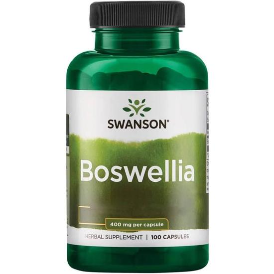 Swanson Boswellia 400mg Capsules 100 Capsules