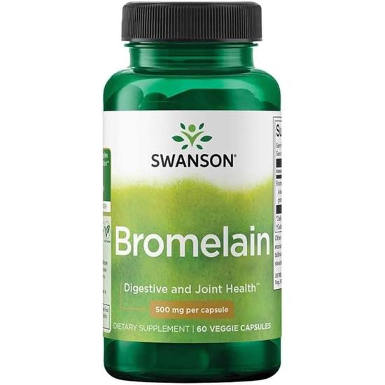 Swanson Bromelain 500mg Capsules 60 Capsules