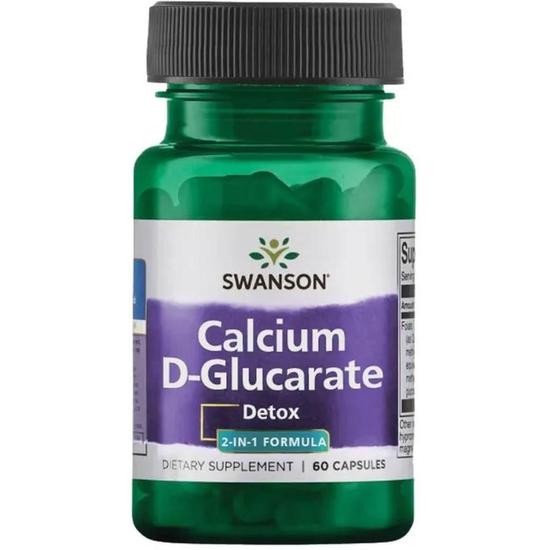 Swanson Calcium D-Glucarate Capsules 60 Capsules