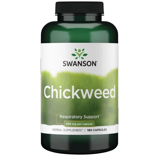 Swanson Chickweed 450mg Capsules 180 Capsules