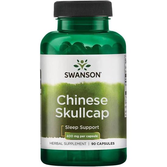 Swanson Chinese Skullcap 400mg Capsules 90 Capsules