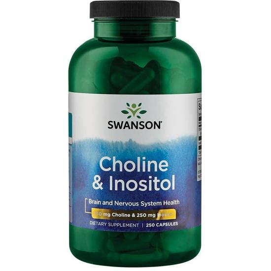 Swanson Choline & Inositol Capsules 250 Capsules