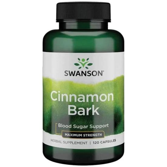 Swanson Cinnamon Bark Maximum Strength Capsules 120 Capsules