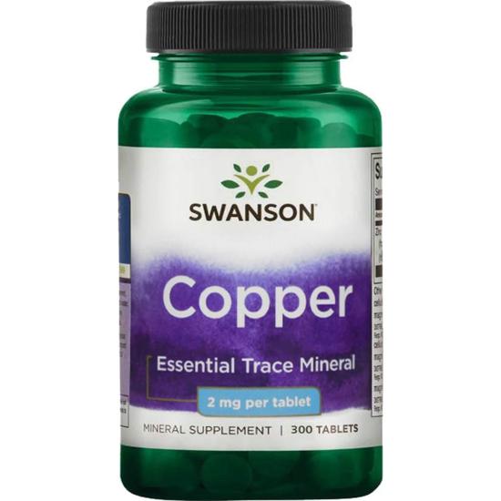 Swanson Copper 2mg Tablets 300 Tablets