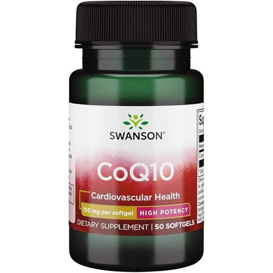 Swanson CoQ-10 100mg Softgels 50 Softgels