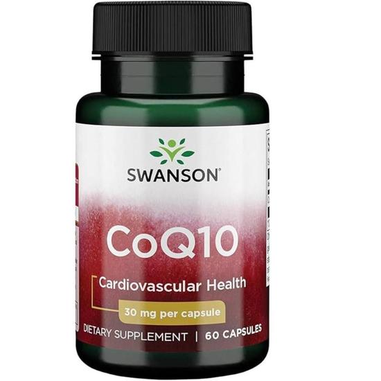 Swanson CoQ-10 30mg Capsules 60 Capsules