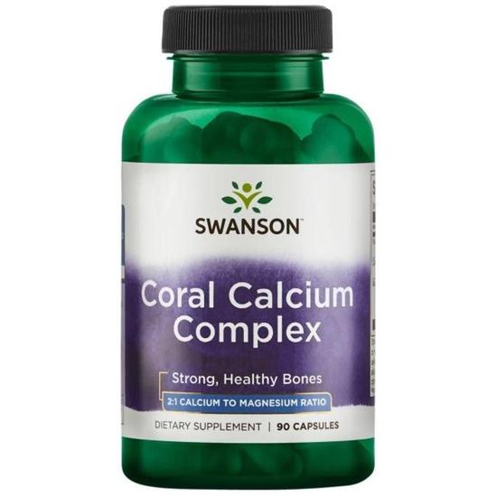 Swanson Coral Calcium Complex Capsules 90 Capsules