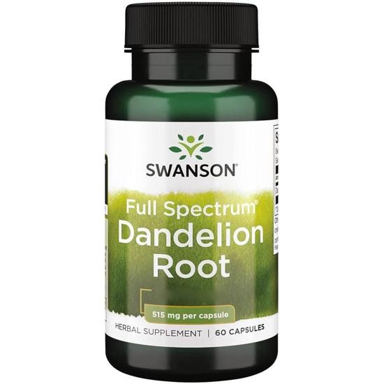 Swanson Dandelion Root 515mg Capsules 60 Capsules