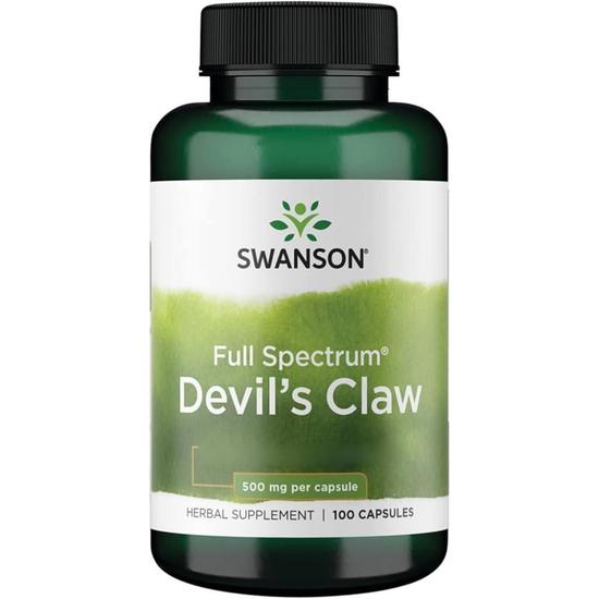 Swanson Devil's Claw 500mg Capsules 100 Capsules