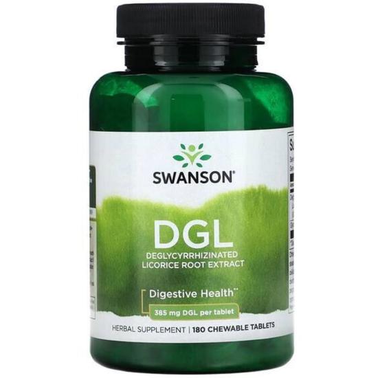 Swanson DGL 385mg Chewables 180 chewables