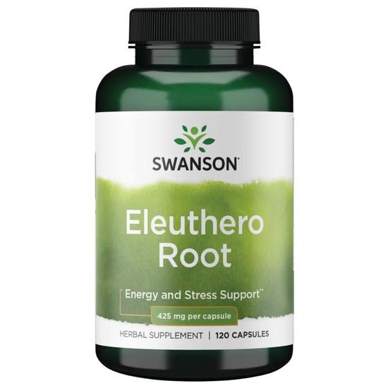 Swanson Eleuthero Root 425mg Capsules 120 Capsules