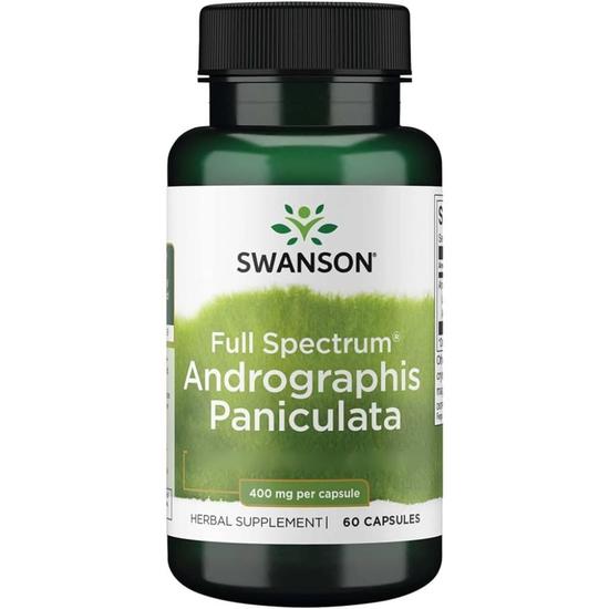 Swanson Full Spectrum Andrographis Paniculata 400mg Capsules 60 Capsules