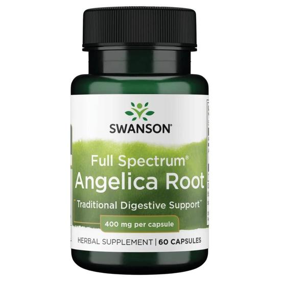 Swanson Full Spectrum Angelica Root 400mg Capsules 60 Capsules