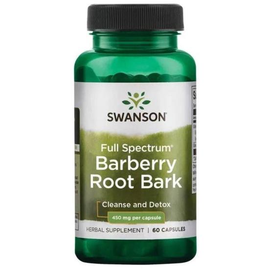 Swanson Full Spectrum Barberry Root Bark 450mg Capsules 60 Capsules