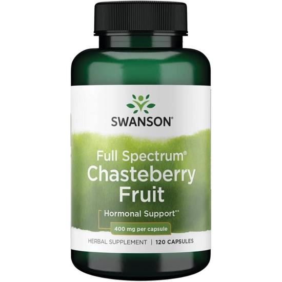 Swanson Full Spectrum Chasteberry Fruit 400mg Capsules 120 Capsules