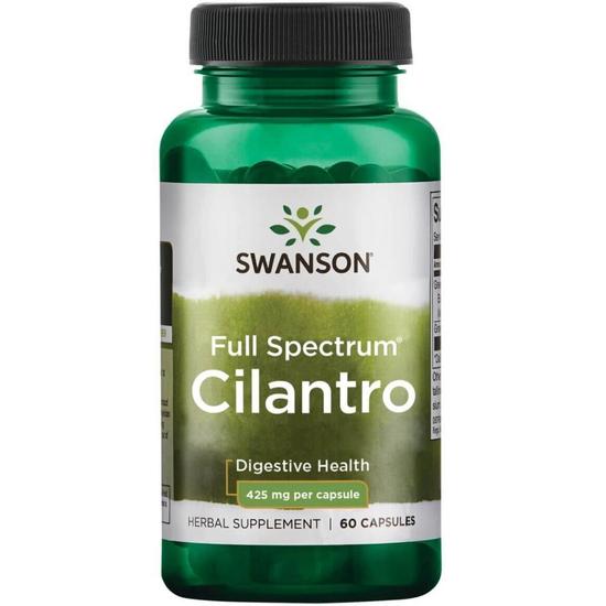 Swanson Full Spectrum Cilantro 425mg Capsules 60 Capsules