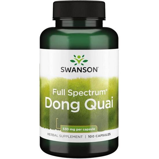 Swanson Full Spectrum Dong Quai 530mg Capsules 100 Capsules