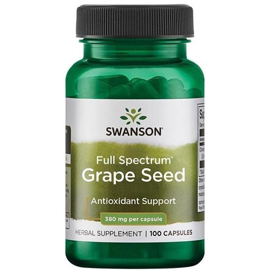 Swanson Full Spectrum Grape Seed 380mg Capsules 100 Capsules