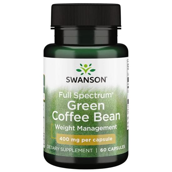 Swanson Full Spectrum Green Coffee Bean 400mg Capsules 60 Capsules