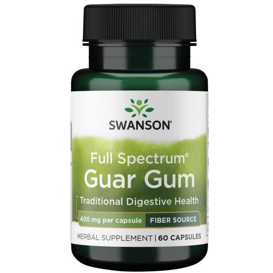 Swanson Full Spectrum Guar Gum 400mg Capsules 60 Capsules