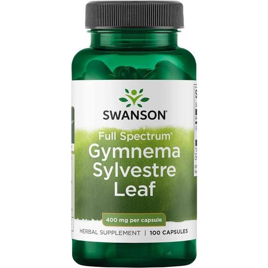 Swanson Full Spectrum Gymnema Sylvestre Leaf 400mg Capsules 100 Capsules