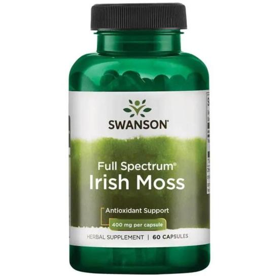 Swanson Full Spectrum Irish Moss 400mg Capsules 60 Capsules