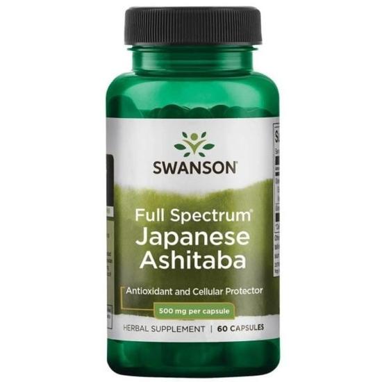 Swanson Full Spectrum Japanese Ashitaba 500mg Capsules 60 Capsules