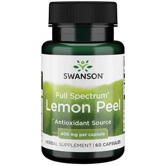 Swanson Full Spectrum Lemon Peel 400mg Capsules 60 Capsules