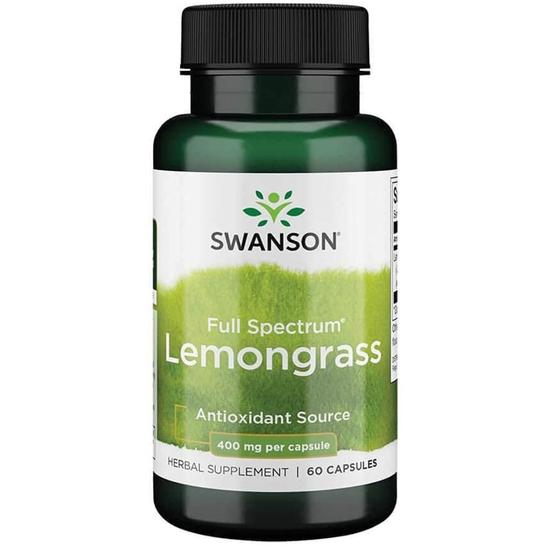 Swanson Full Spectrum Lemongrass 400mg Capsules 60 Capsules