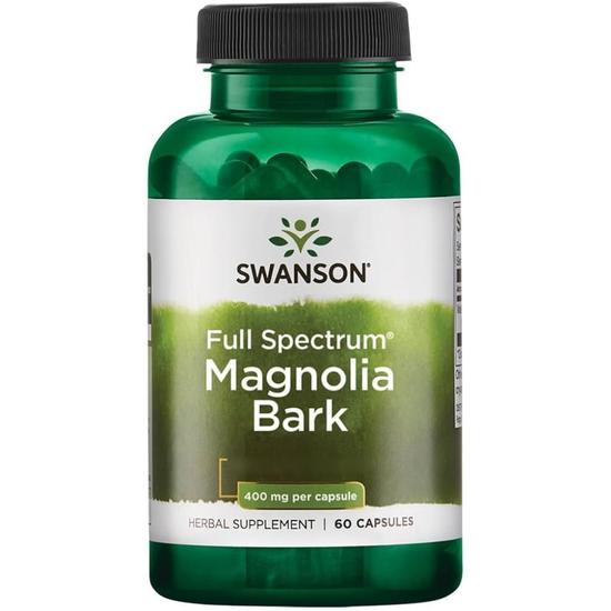 Swanson Full Spectrum Magnolia Bark 400mg Capsules 60 Capsules