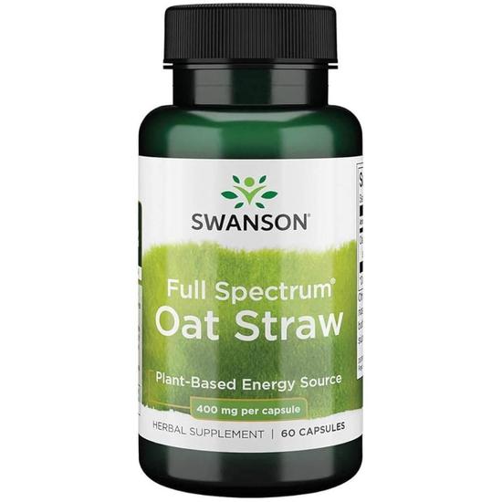 Swanson Full Spectrum Oat Straw 400mg Capsules 60 Capsules