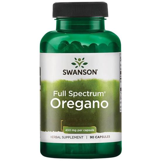 Swanson Full Spectrum Oregano 450mg Capsules 90 Capsules