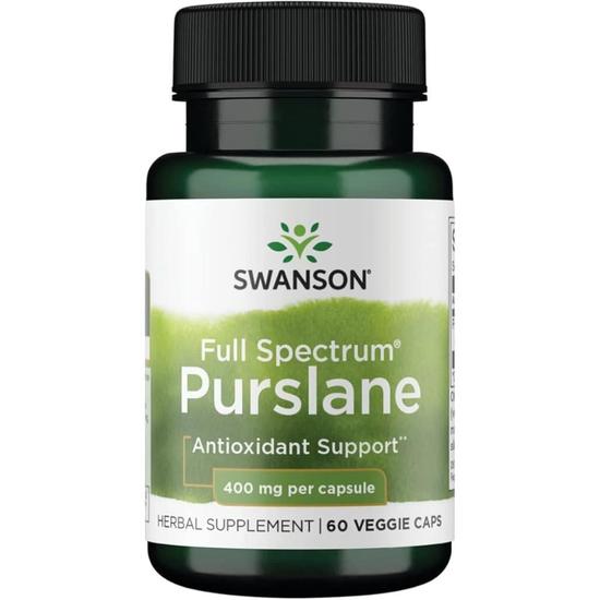 Swanson Full Spectrum Purslane 400mg Capsules 60 Capsules