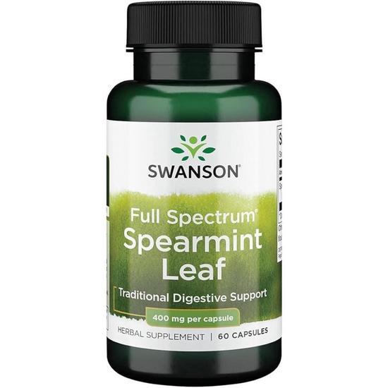 Swanson Full Spectrum Spearmint Leaf 400mg Capsules 60 Capsules