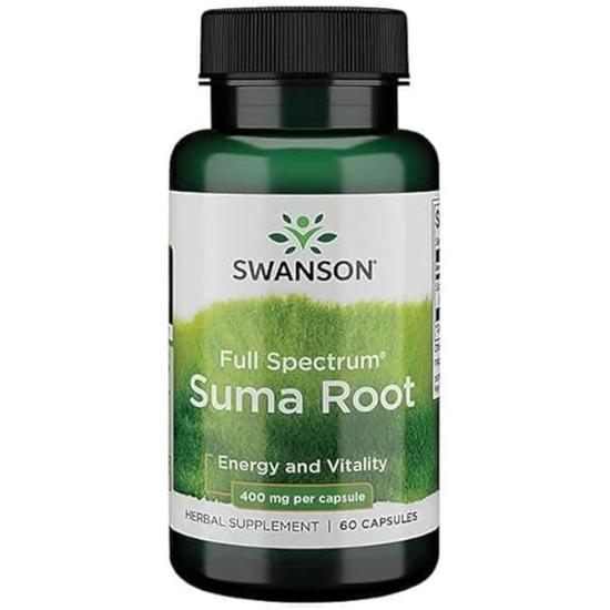 Swanson Full Spectrum Suma Root 400mg Capsules 60 Capsules