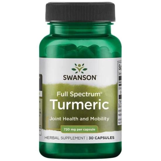 Swanson Full Spectrum Turmeric 720mg Capsules 30 Capsules