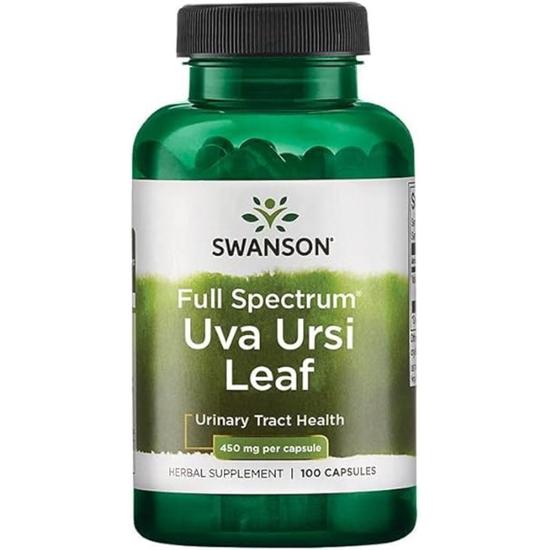 Swanson Full Spectrum Uva Ursi Leaf 450mg Capsules 100 Capsules