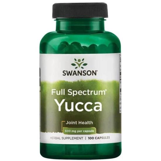 Swanson Full Spectrum Yucca 500mg Capsules 100 Capsules