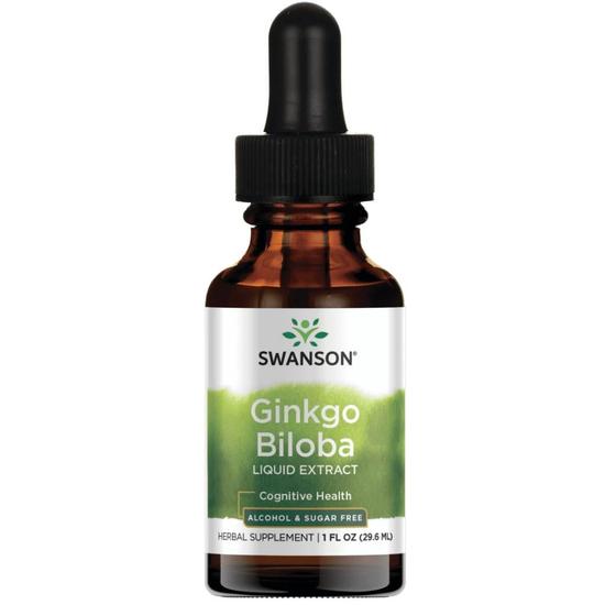 Swanson Ginkgo Biloba Liquid Extract 250mg 29ml