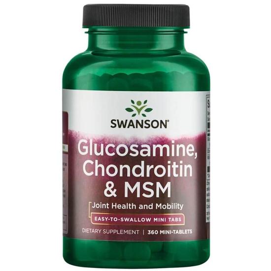 Swanson Glucosamine Chondroitin & MSM Tablets 360 Tablets