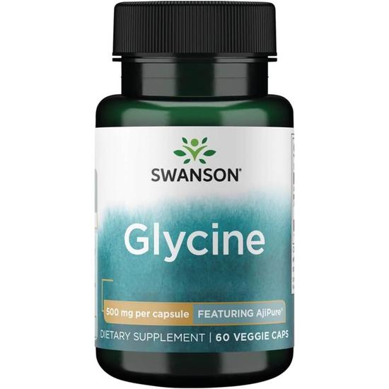 Swanson Glycine 500mg Capsules 60 Capsules