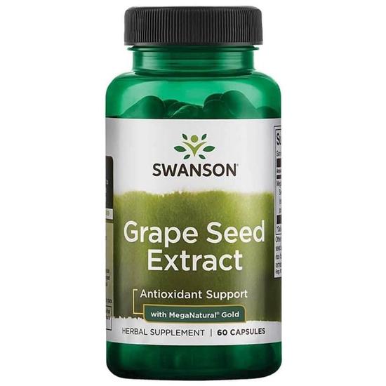 Swanson Grape Seed Extract With MegaNatural Gold Capsules 60 Capsules