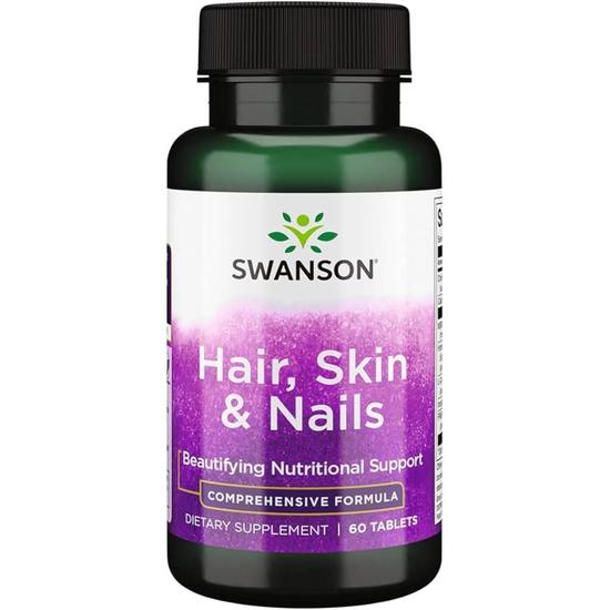 Swanson Hair Skin & Nails Tablets 60 Tablets