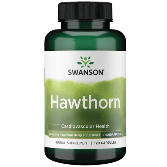 Swanson Hawthorn Extract 500mg Capsules 120 Capsules