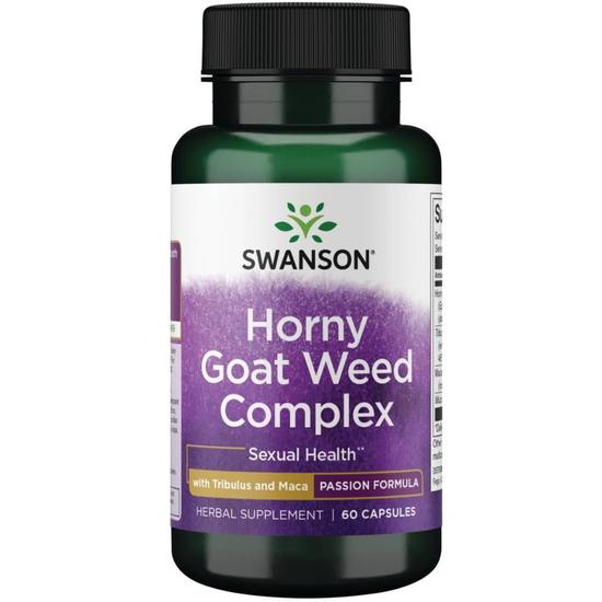 Swanson Horny Goat Weed Complex Capsules 60 Capsules