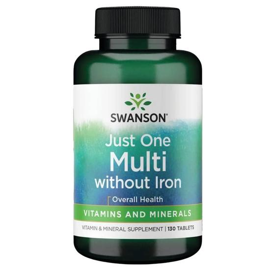 Swanson Just One Complete Multi Without Iron Tablets 130 Tablets