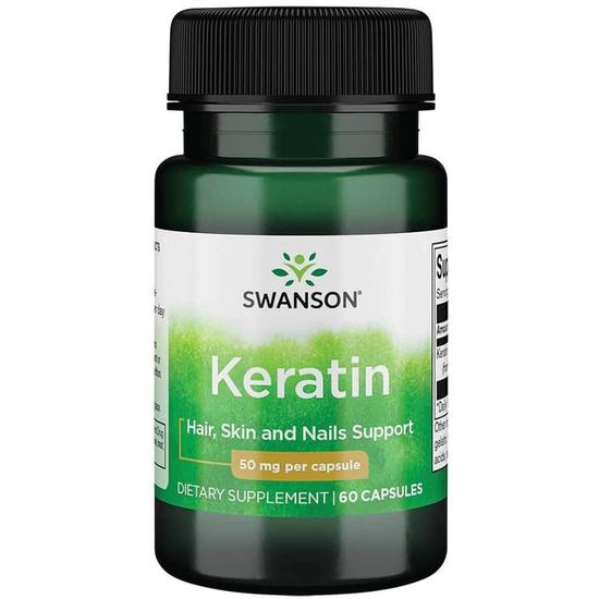 Swanson Keratin 50mg Capsules 60 Capsules