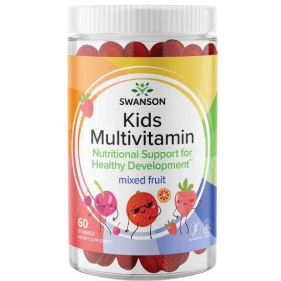 Swanson Kids Multivitamin Mixed Fruit Gummies 60 Gummies